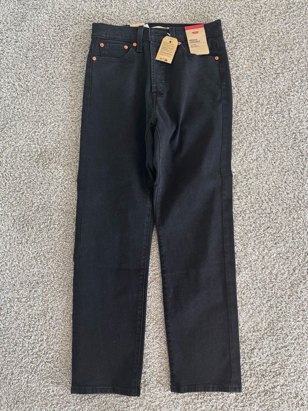 Levi's Women's Wedgie Straight Jeans Black